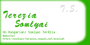 terezia somlyai business card